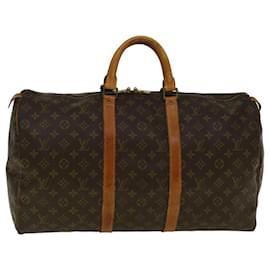 Louis Vuitton-Louis Vuitton-Monogramm Keepall 50 Boston Bag M.41426 LV Auth 59197-Monogramm
