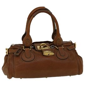 Chloé Chloe Paddington Borsa a tracolla Pelle Marrone Auth yk9237 Marrone