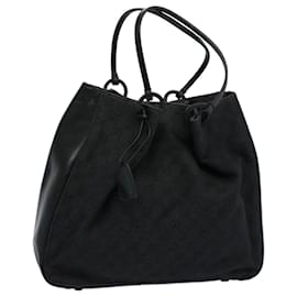 Gucci-gucci sac cabas en toile GG noir 101920 Ep d'authentification2273-Noir