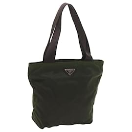 Prada-PRADA Tote Bag Nylon Khaki Auth ar10604B-Cachi