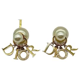 Dior-Tribal golden earrings-Gold hardware