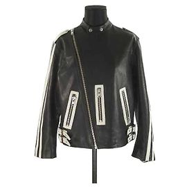 Laurence Bras Lederjacke Schwarz