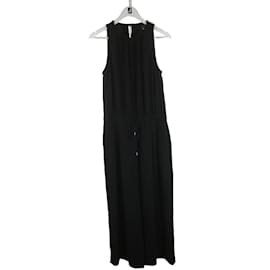 Alexander Mcqueen Schwarzer Overall Schwarz