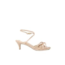 Chanel-Sandales en cuir-Rose