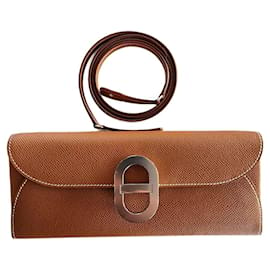 Hermès-Wallet Bag LINK ANCHOR CHAIN TO GO-Camel