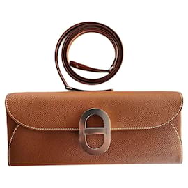 Hermès Wallet Bag LINK ANCHOR CHAIN TO GO Camel