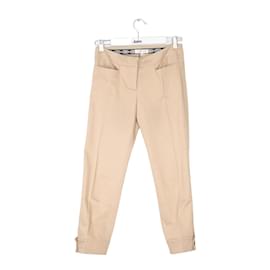 Céline-Straight pants in cotton-Beige