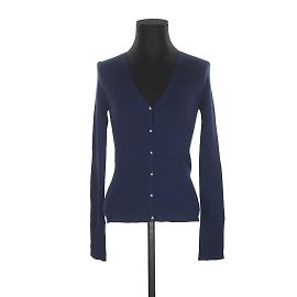 Lanvin Strickjacke en laine Marineblau