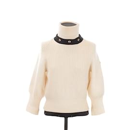 Louis Vuitton-Maglione di lana-Bianco