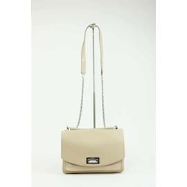 Max Mara-Leather Crossbody-Beige