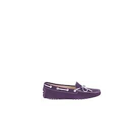 Tod's-suede moccasins-Purple