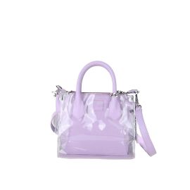 The Kooples Ming-Lederhandtasche Lila