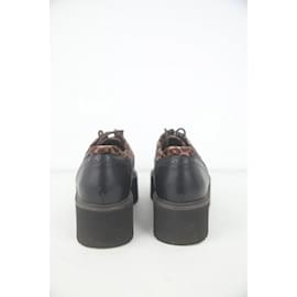 Hogan-Chaussures à lacets en cuir-Multicolore