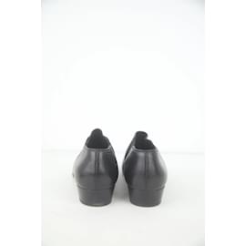 Miu Miu-Boots à boucles en cuir-Noir