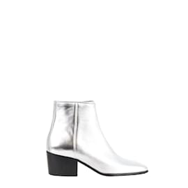 The Kooples-Leather boots-Silvery