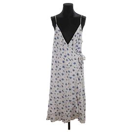 SéZane Seidenkleid Weiß