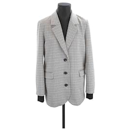 Claudie Pierlot-Wool blazer-Grey