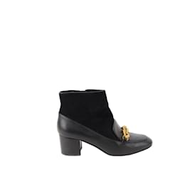 Tory Burch-Leather boots-Black