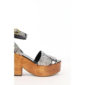 Tory Burch-Leather sandals-Black
