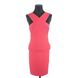 Herve Leger-rotes Kleid-Rot
