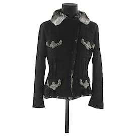 Roberto Cavalli-Wool jacket-Black