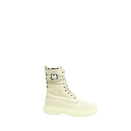 Tod's Lederstiefel mit Fellfutter Beige