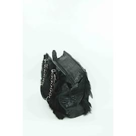 Longchamp-Sac à main en cuir-Noir