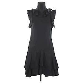 Paule Ka-Cotton dress-Black
