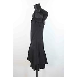 Paule Ka-Cotton dress-Black