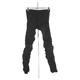 Autre Marque-Pantalon en cuir-Noir