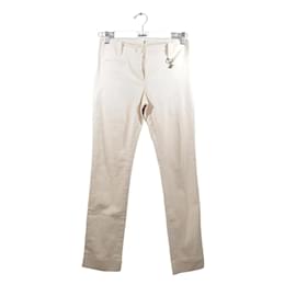 Louis Vuitton-Pantalones rectos en algodón-Crudo