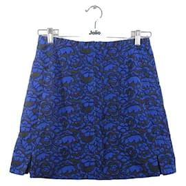 Louis Vuitton-Minifalda azul-Azul
