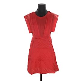 Sonia Rykiel-vestido de algodão-Vermelho