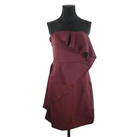 Lanvin-Bordeaux dress-Dark red