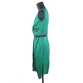 Lanvin-Robe en soie-Vert