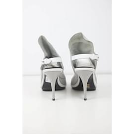 Balenciaga-Leather Heels-Grey