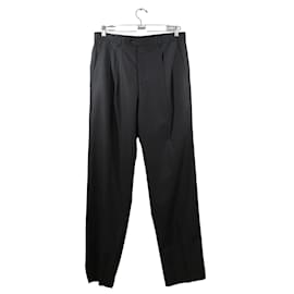 Prada-Straight wool pants-Black