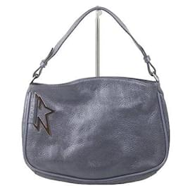 Thierry Mugler-Sac en cuir-Gris anthracite