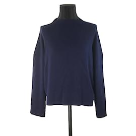 Pleats Please-sweater-Navy blue