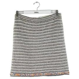 Chanel-Mini jupe en laine-Multicolore