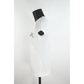 Thierry Mugler-camiseta de algodón-Blanco