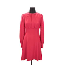 Dolce & Gabbana-Silk dress-Red