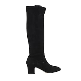 Lk Bennett-Suede boots-Black