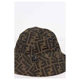 Fendi-Brown hat-Brown