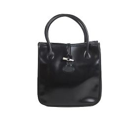 Longchamp Roseau leather handbag Black