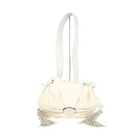 Lancel Bolsa de couro Brigitte Bardot Bege