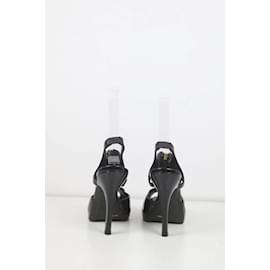 Bcbg Max Azria-Talons en cuir verni-Noir