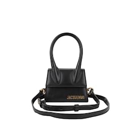 Jacquemus-Chiquito mini leather bag-Black