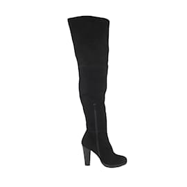 Stuart Weitzman-Botas de camurça-Preto