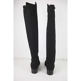 Stuart Weitzman-Botas de camurça-Preto